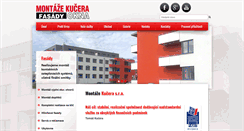 Desktop Screenshot of montazekucera.cz