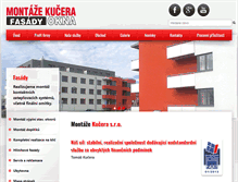 Tablet Screenshot of montazekucera.cz